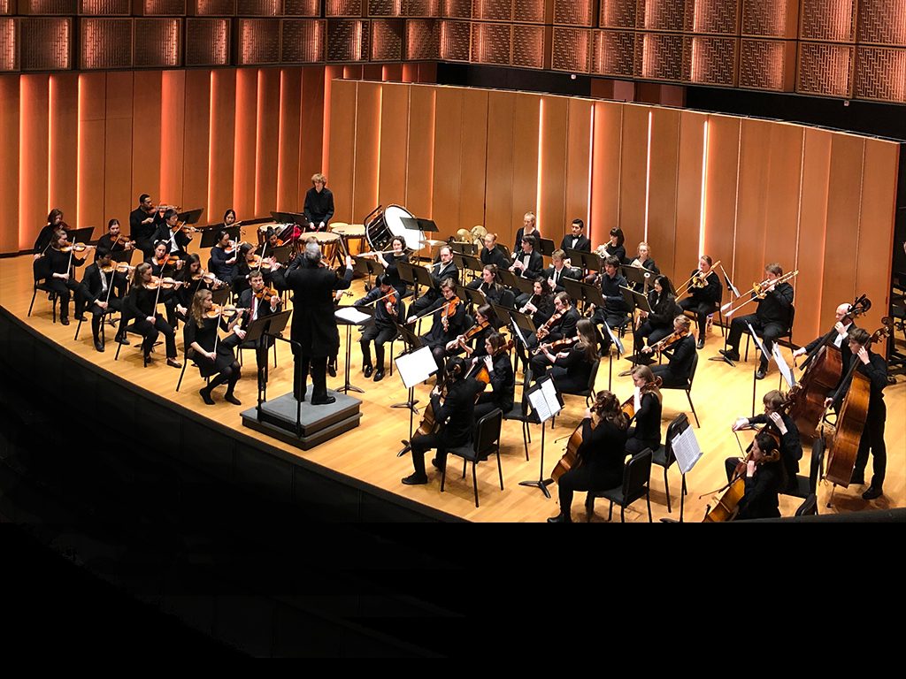Carleton Orchestra in Kracum Performance Hall