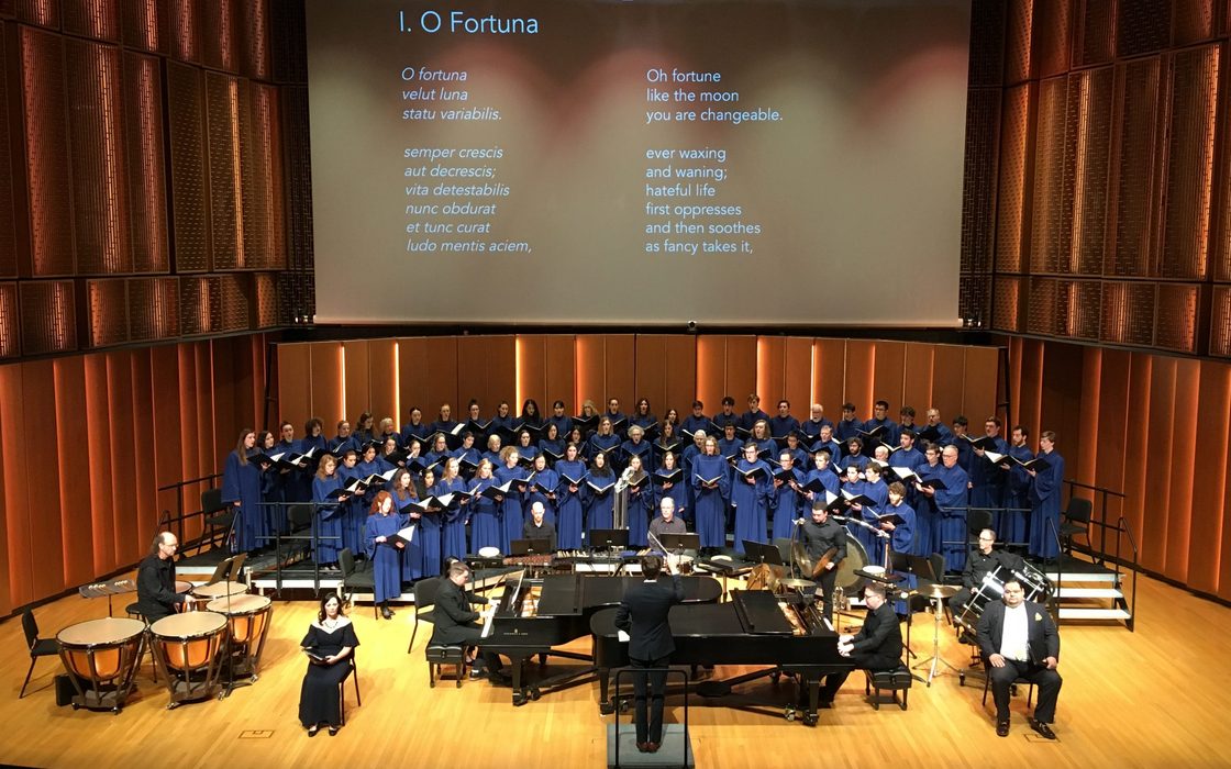 Carleton Choir Performs Carmina Burana