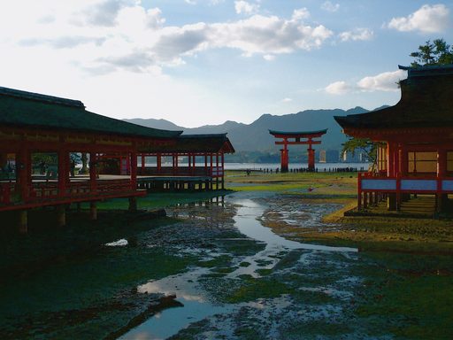 Kansai Gaidai - View from Itsukushima Shrine