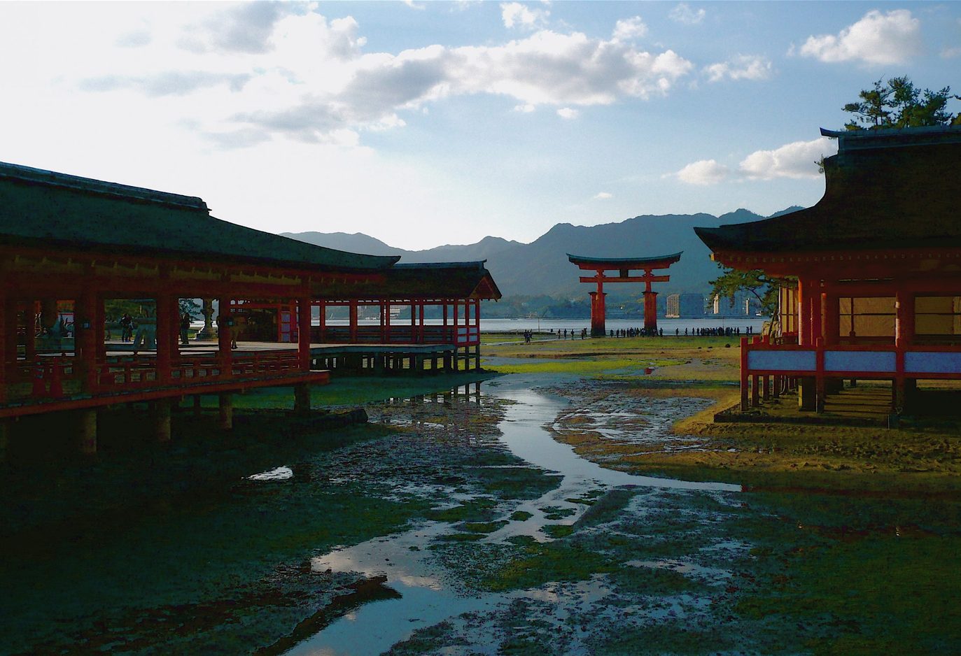 Kansai Gaidai - View from Itsukushima Shrine