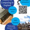 History of Computing in England Information Session