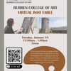 Burren College of Art Virtual Info Table