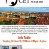 CET Academic Programs Info Table