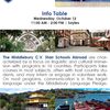 Middlebury Schools Abroad Info Table