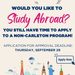 Non-Carleton OCS Application for Approval Deadline [ Winter Term, Spring Semester ]