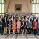 Seniors and faculty