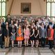 Seniors and faculty