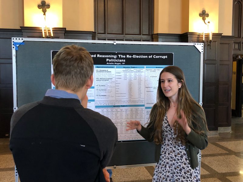 "Testing Motivated Reasoning: The Re-Election of Corrupt Politicians" Arielle Hugel '19