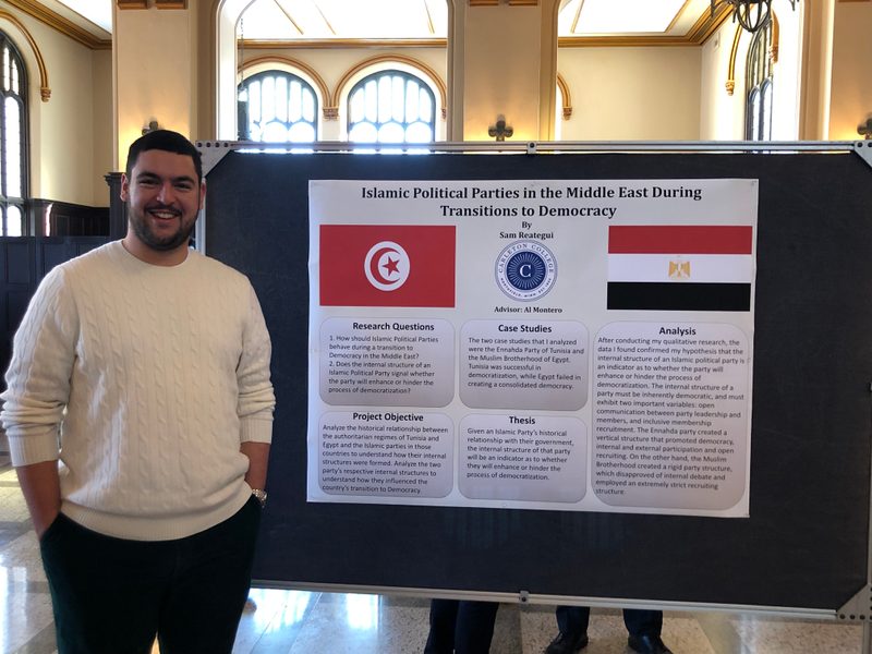"Islamic Political Parties in the Middle East During Transitions to Democracy" Sam Reategui '19