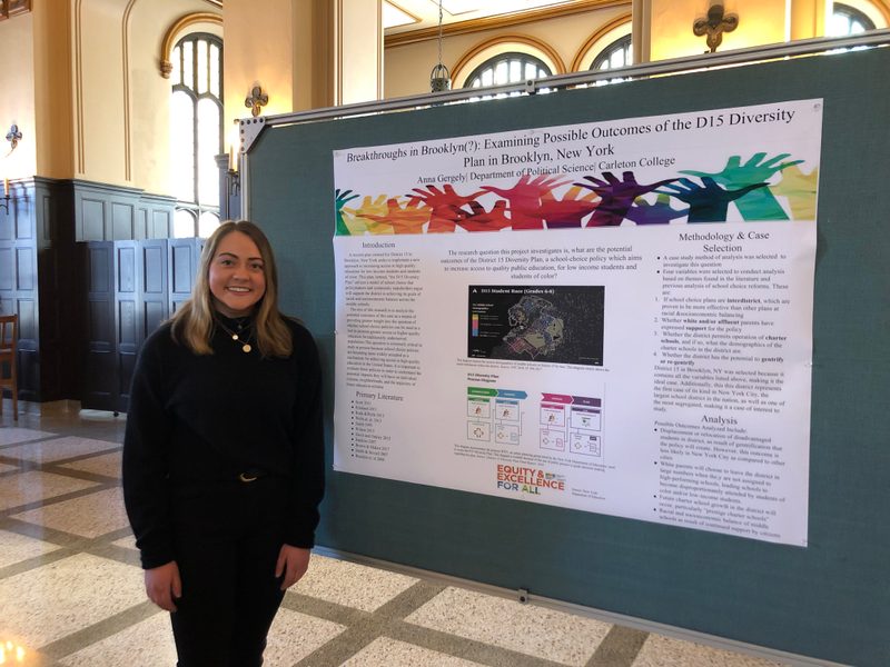 "Examining Possible Outcomes of the D15 Diversity Plan in Brooklyn, New York" Anna Gergeley '19