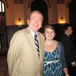 Prof. Roy Grow and Katie Kaemmer '11