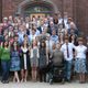 Class of 2011 with faculty and staff at the May 2011 Political Science Senior Dinner