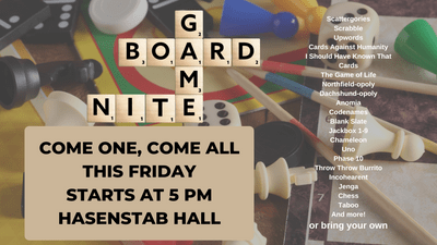 Game Nite 3/31