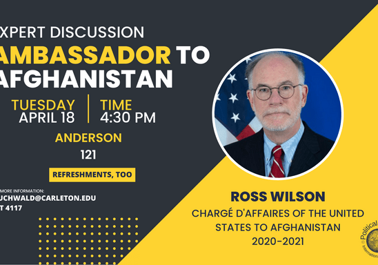 Ambassador Wilson: April 18 @ 4:30 pm
