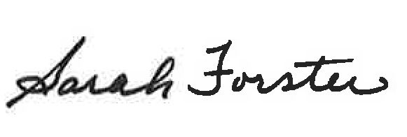 Sarah Signature
