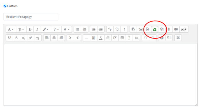 panopto button editor