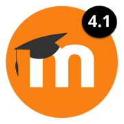 Moodle icon with the numbers 