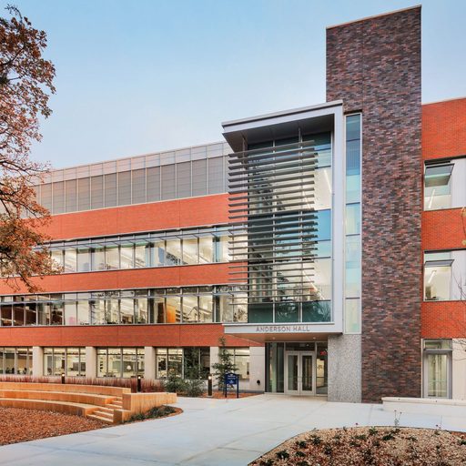 The exterior of Evelyn M. Anderson Hall