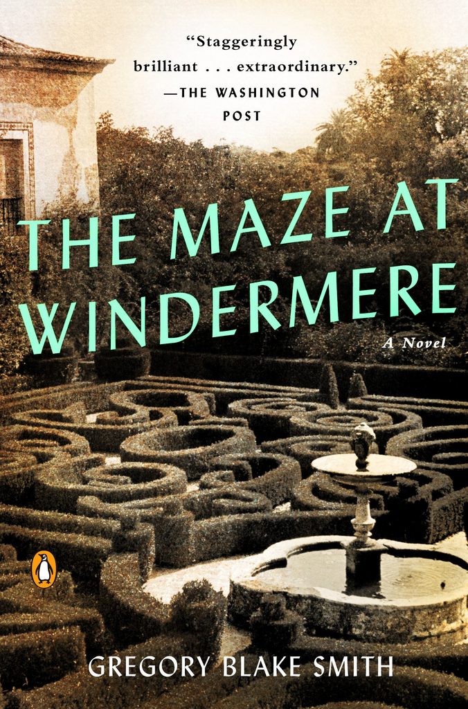 Book cover: "The Maze at Windermere"