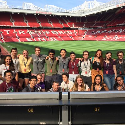 Summer 2018 Cambridge Group at Manchester United Stadium
