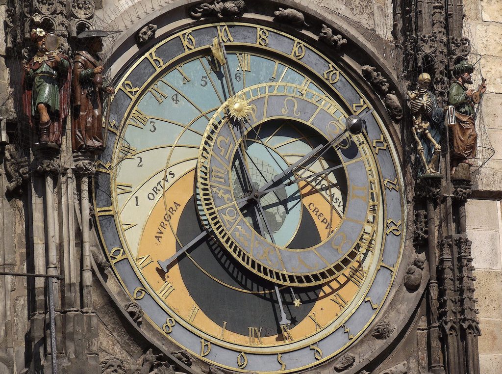 The Astronomical Clock in Prague's Old Town Square