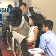 Usama at his internship!