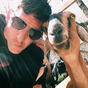 Me with a goat