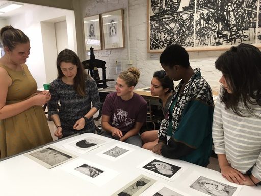 Final Critiques in the Print Class