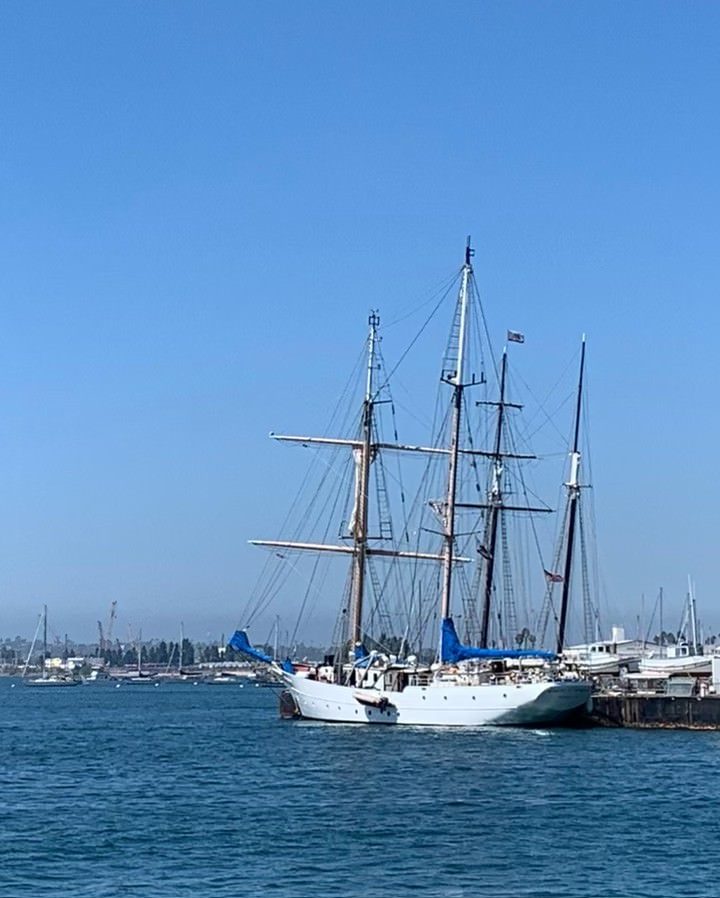 The Seamans at anchor in San Diego