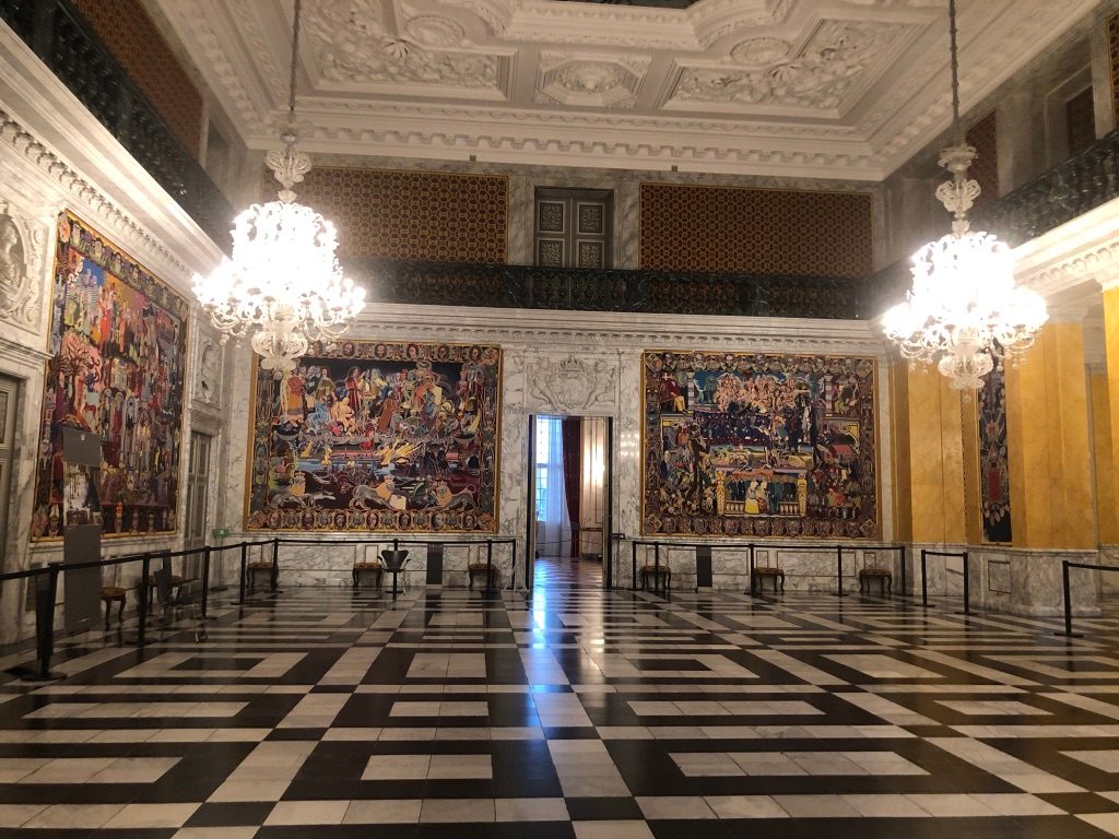 tapestires in christiansborg