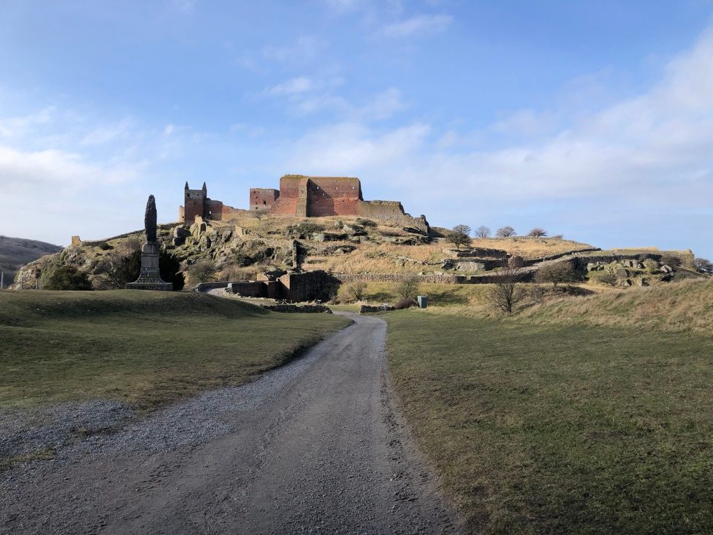 castle ruins in bornholm