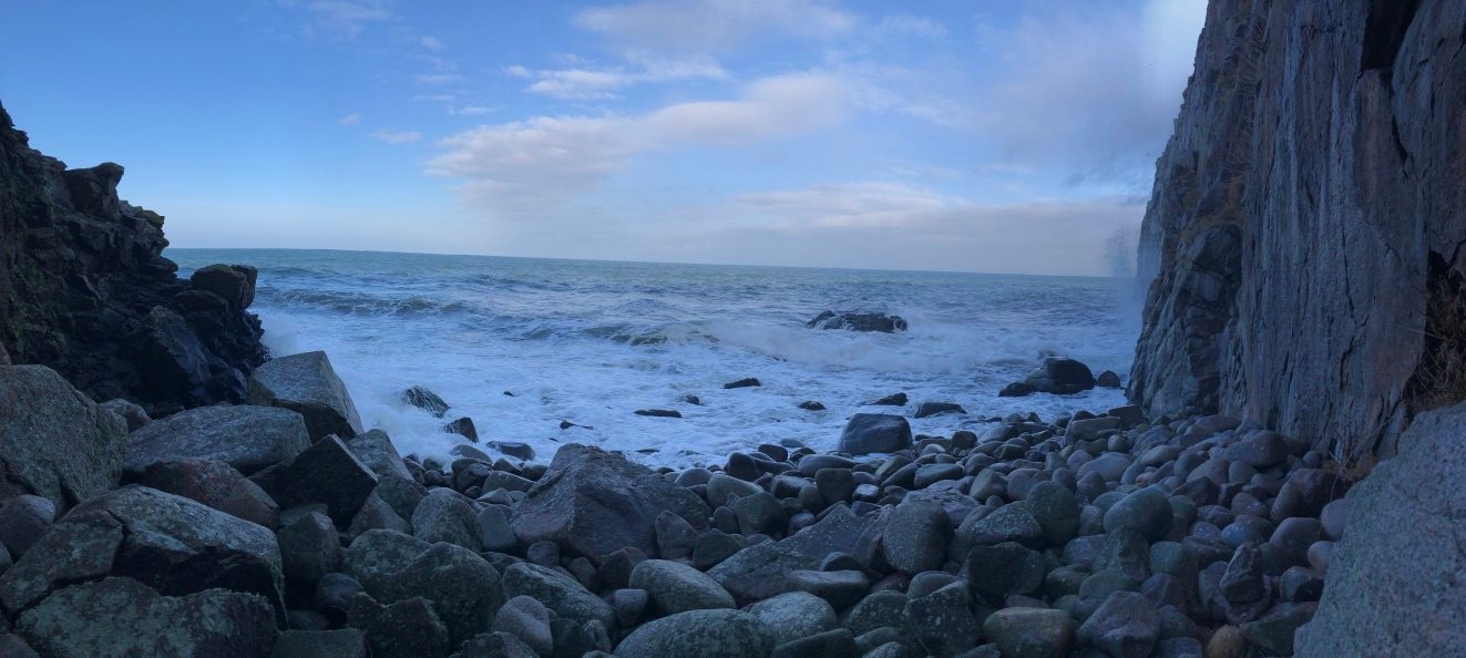 panorama view of ocean on bornholm