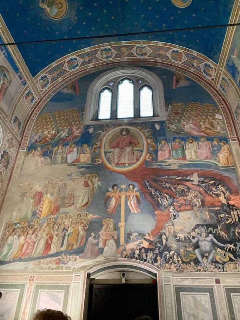 Last Judgment scene of the Scrovegni Chapel, Padova