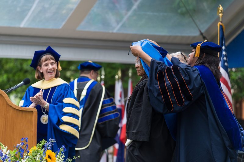 Honorary Degree Recipient Hooding