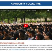 Screengrab of the Community Collective section of the June 16, 2022 issue of Carleton Today featuring the Commencement highlights video