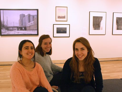 Sound Design students: Sarah Abdel-Jelil '16, Kayla Becich '16 and Elsa Cristofaro '16