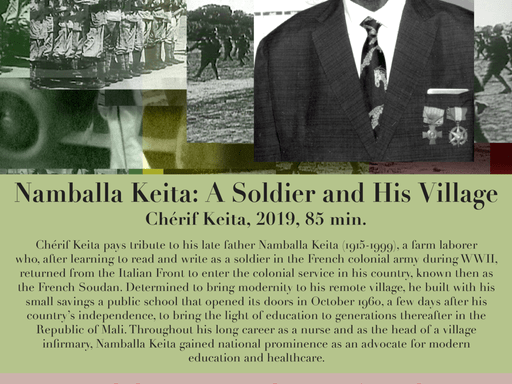 IFF presents an ENCORE PRESENTATION of Namballa Keita on 4/25 at 7pm in Weitz Cinema