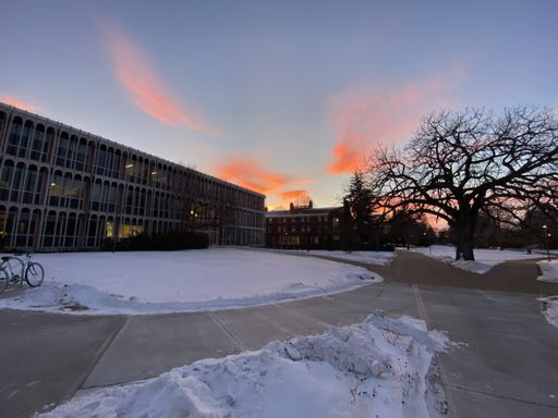 Sunset Behind Olin