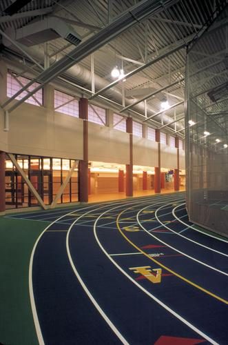 Indoor track at Rec Center
