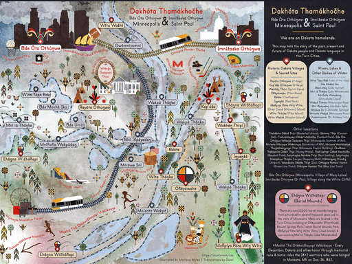 Marlena Myles, Dakota Land Map