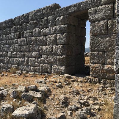 Greek Ruins Stone Doorway