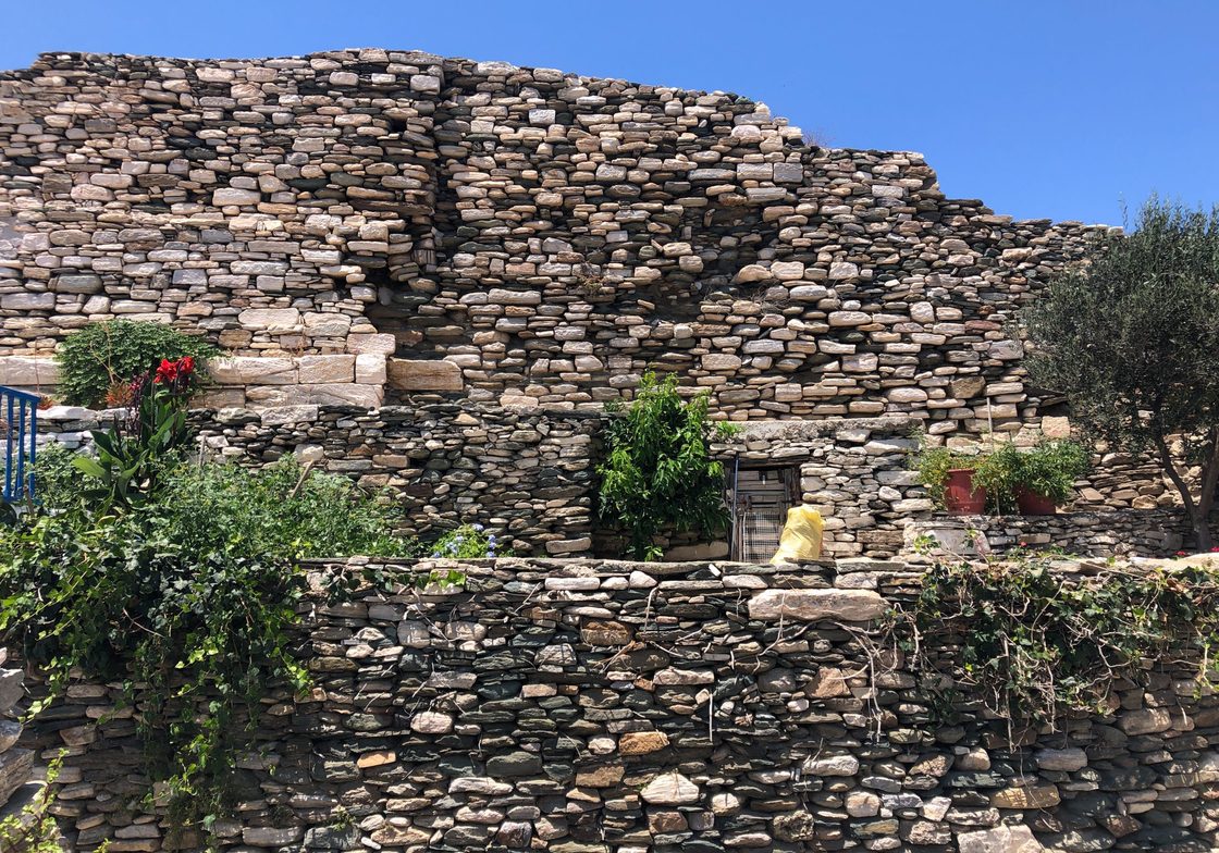 Stone Wall in Greece
