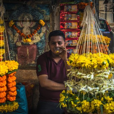 Street Vendor in Mumbai