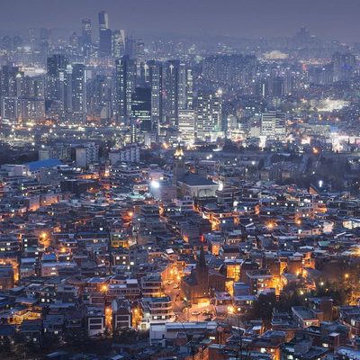Seoul city panorama