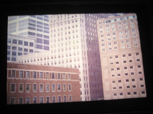 Projected image of buildings by Alex Chohlas-Wood
