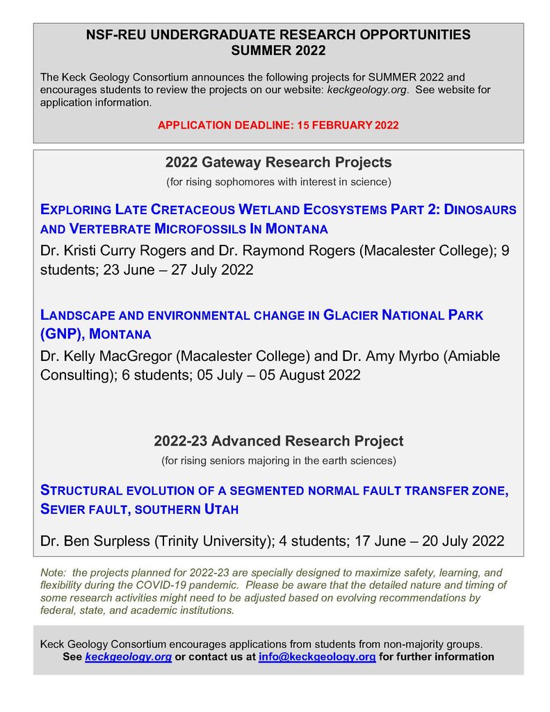 Keck 2022 Project Flyer
