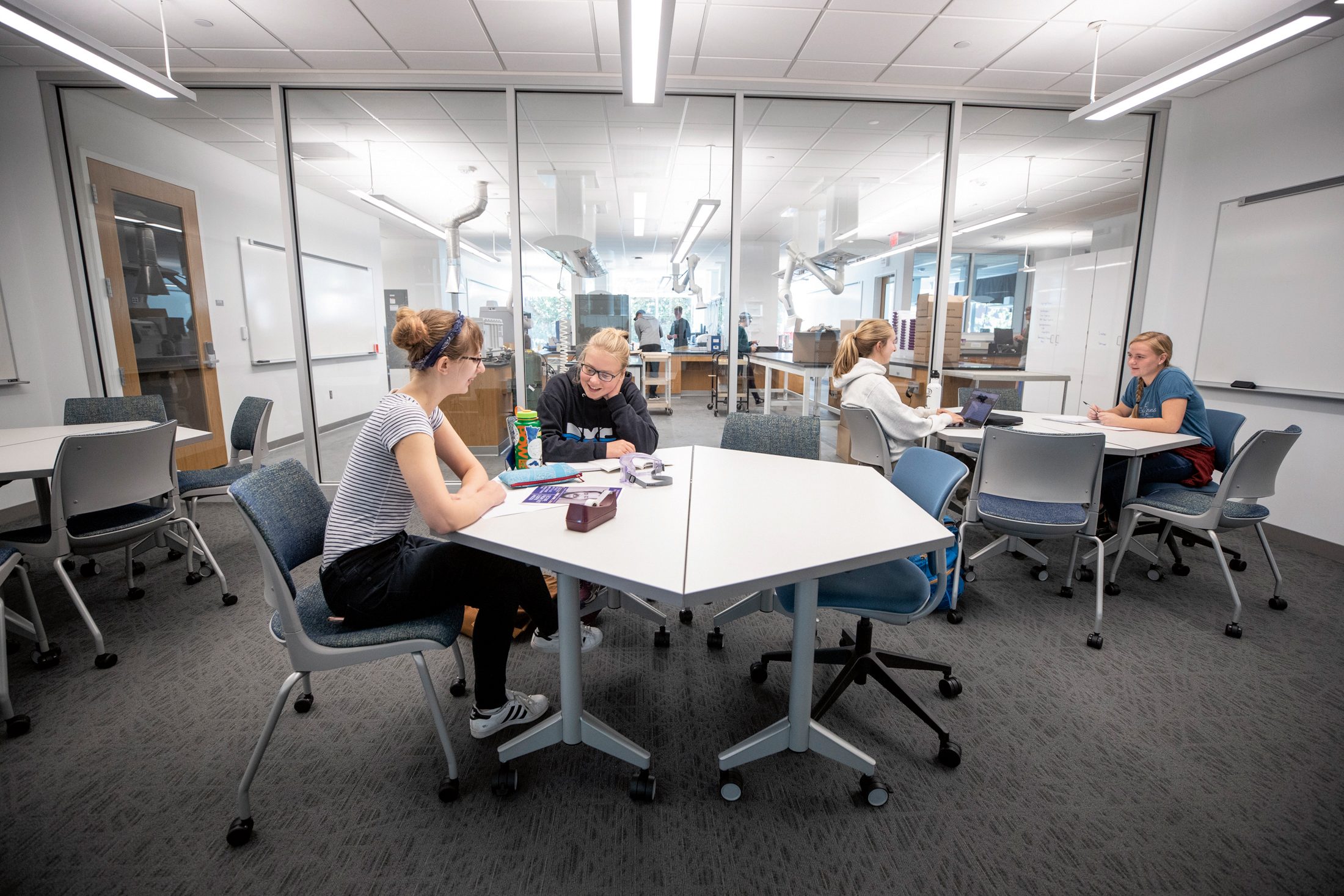 Collaborative space in Anderson Hall