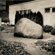 Rock, Boliou, from Vantage Points: Campus as Place, 2001, toned silver gelatin print