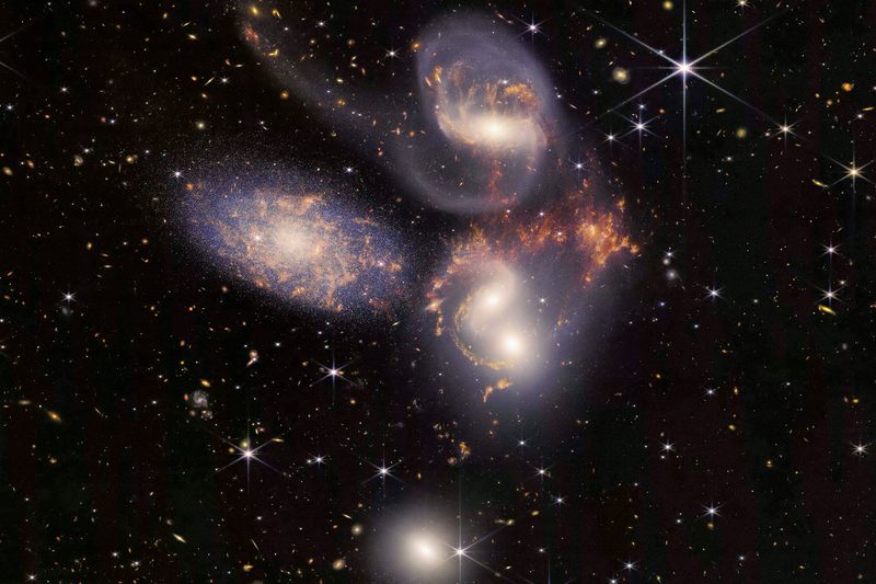 An image taken by the Webb Telescope