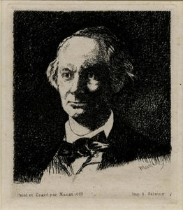 Edouard Manet: Portrait of Baudelaire